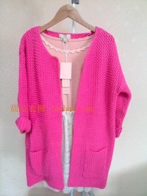 2014春装拉夏贝尔莫丽菲尔针织衫 经典设计，舒适百搭